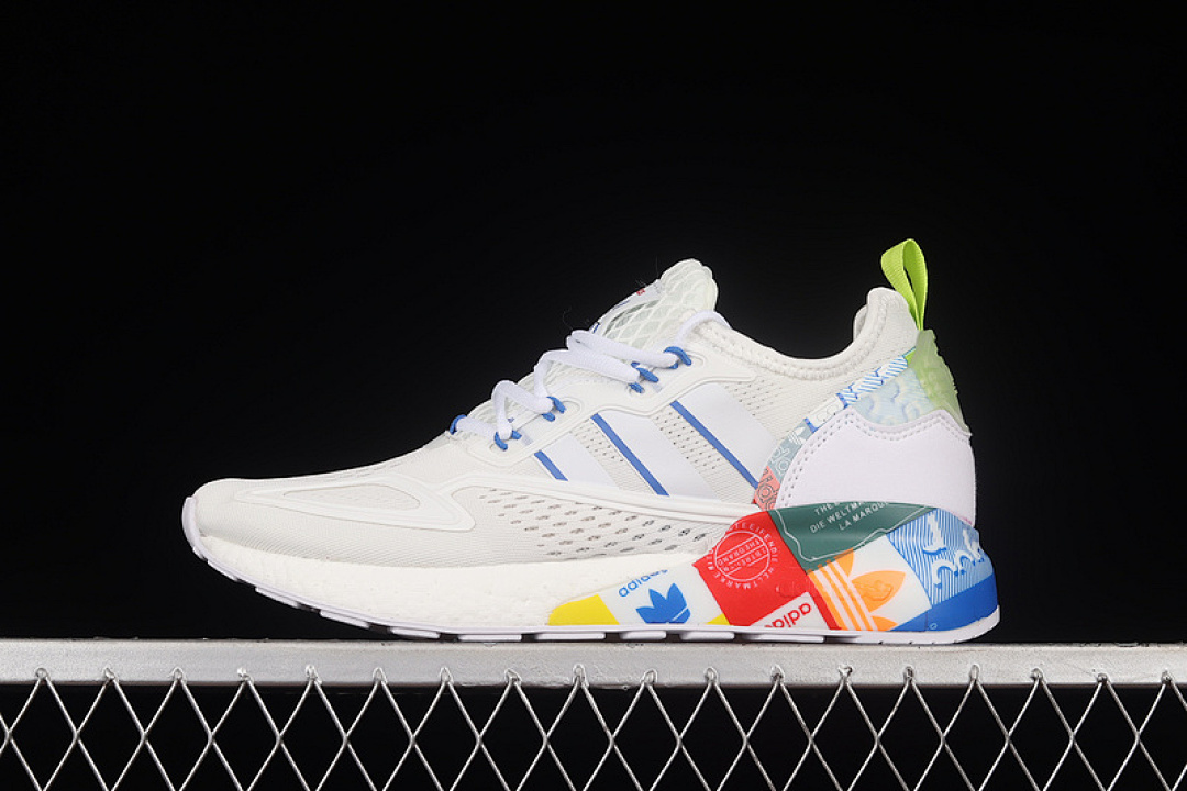 Unbranded [FX7054]-[NASA X ZX 2K BOOST CLOUD WHITE/SILVER METALLIC/HAZY ROSE]-[WOMAN:36-39]-[MAN:40-45], photo 1