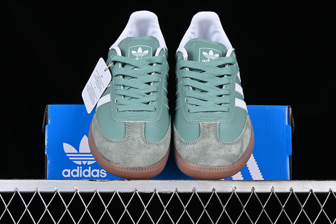 Adidas [IE7011]-[SAMBA VEGAN WHITE/GREEN/BROWN]-[WOMAN:35-39]-[MAN:40-45] - Image 13