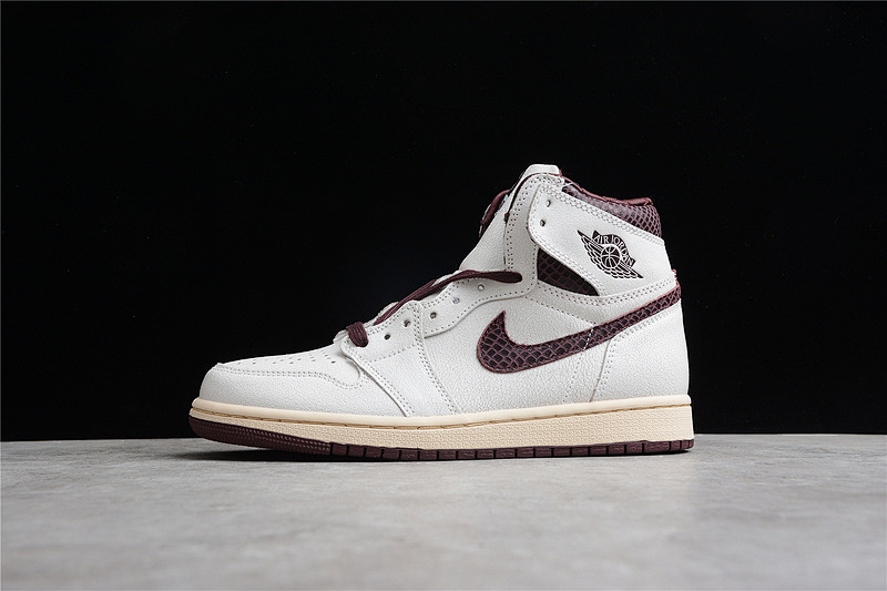 Jordan A MA MANIÉRE X AIR Jordan 1 HIGH OG SAIL/BURGUNDY CRUSH · DO7097-100, photo 1