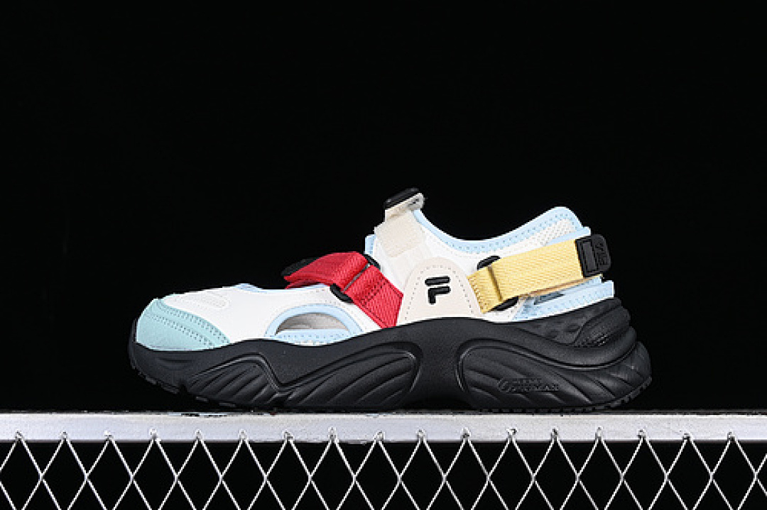 Fila Fila FUSION NON SLIP SANDALS WHITE/BLACK/RED/YELLOW · T12W321401FSH, photo 1