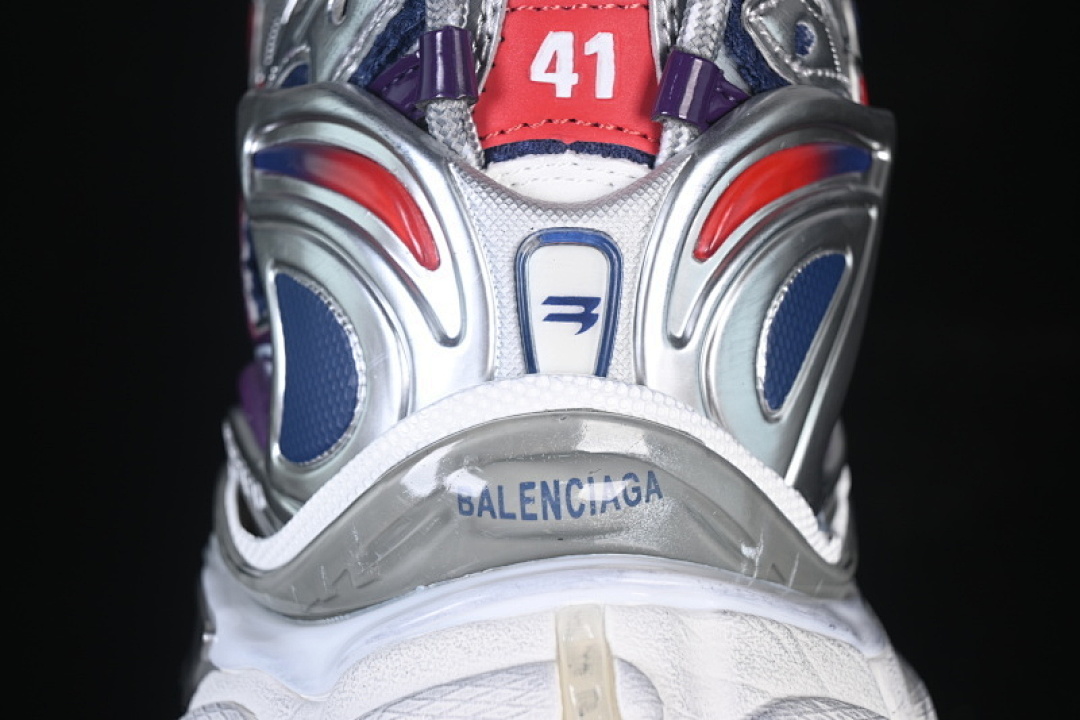 Balenciaga [WRUNG4610]-[BALENCIAGA RUNNER KITH FOUR.COLOR NAVE BLUE/SILVER/RED]-[WOMAN:35-39]-[MAN:40-46] - Image 7