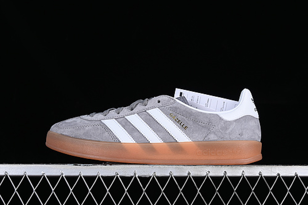 Unbranded [ID0978]-[ORIGINALS GAZELLE INDOOR WHITE/GREY/BROWN]-[WOMAN:35.5-39]-[MAN:40-45], photo 1