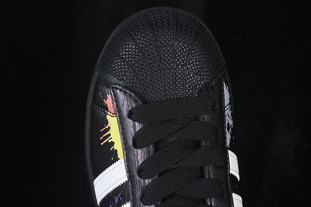 Unbranded [LA3775]-[SUPERSTAR II SHELL TOE CASUAL SNEAKERS BLACK/INKINESS]-[WOMAN:35-39]-[MAN:40-45] - Image 9