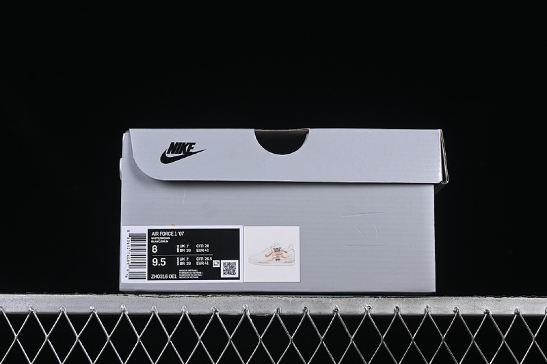 Nike [ZH0316-061]-[AIR FORCE 1 07 LOW WHITE/RED]-[WOMAN:36-39]-[MAN:40-45] - Image 12
