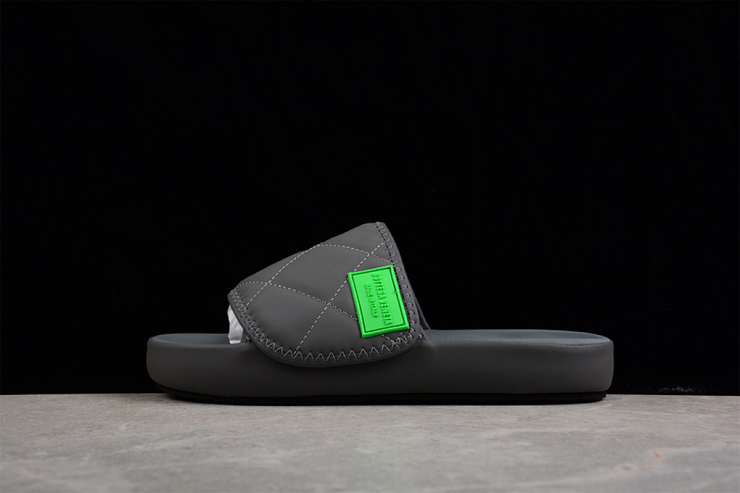 Bottega Veneta [B*V 2022 VELCRO SLIPPERS DARK GREY/DARK GREY]-[MAN:39-45] - Image 12