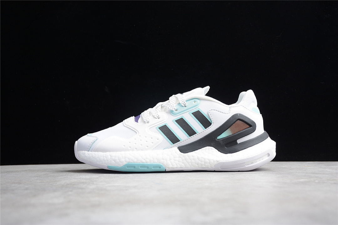 Unbranded [GZ2716]-[DAY JOGGER SHOES FOOTWEAR WHITE/CORE BLACK-SILVER METALLIC]-[WOMAN:36-39]-[MAN:40-45], photo 1