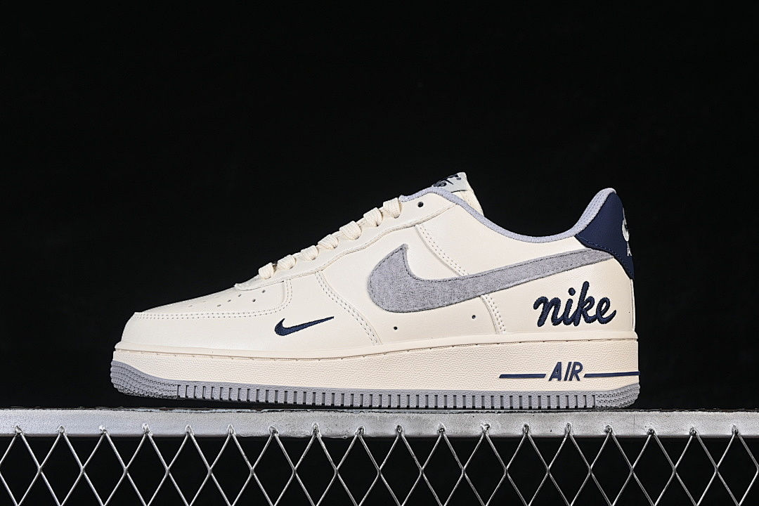 Nike [NH0601-581]-[AIR FORCE 1 07 LOW LOW-TOP CASUAL SNEAKERS WHITE/GREY]-[WOMAN:36-39]-[MAN:40-45] - Image 2