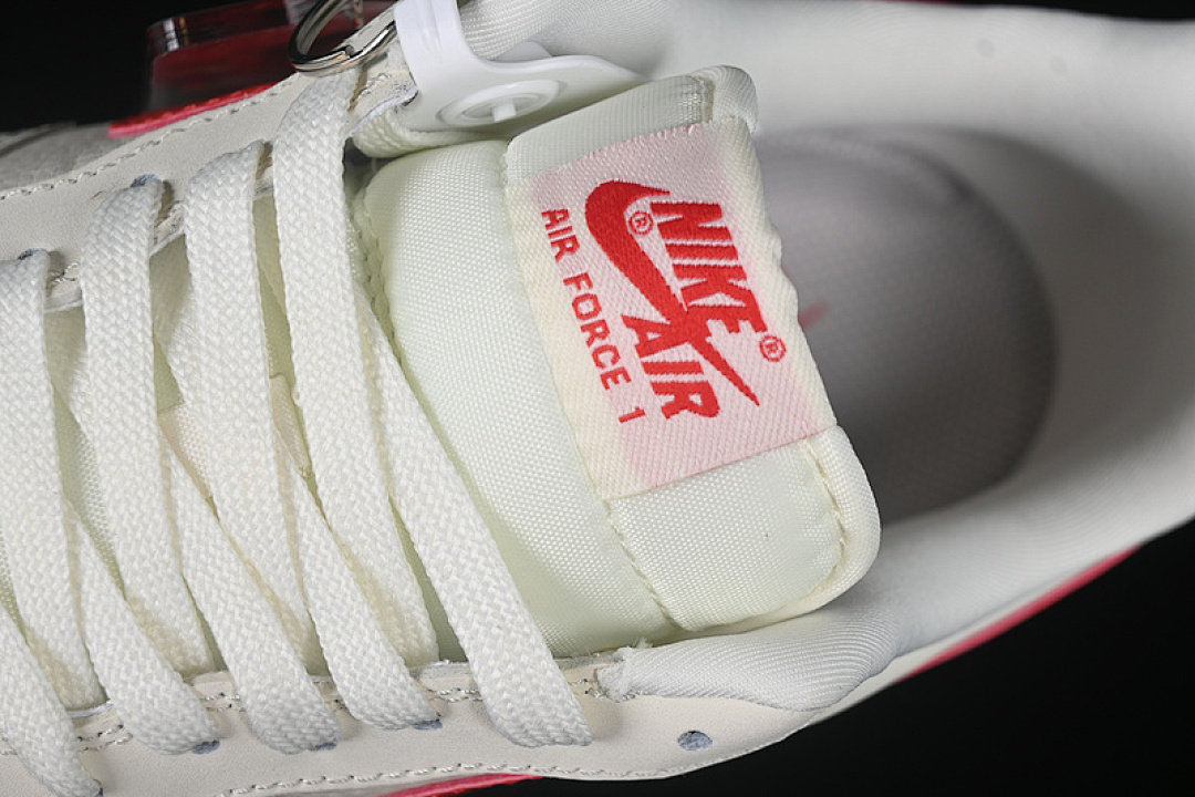 Nike [XZ6188-199]-[AIR FORCE 1 07 LOW RED/WHITE]-[WOMAN:36-39]-[MAN:40-45] - Image 9
