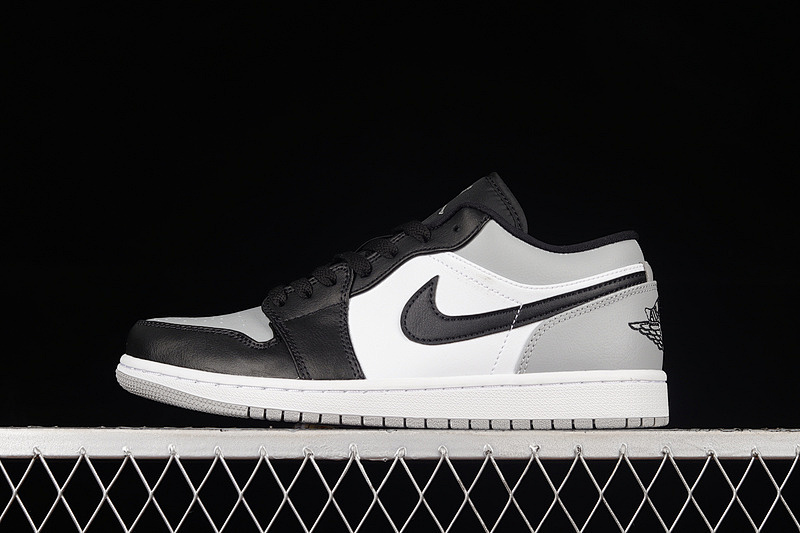 Jordan AIR Jordan 1 LOW SHADOW TOE LIGHT SMOKE GREY/BLACK/WHITE · 553558-052, photo 1