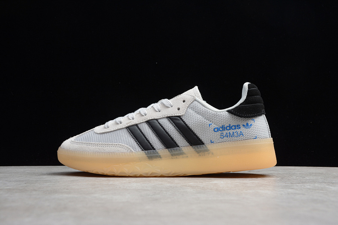 Adidas [EE5508]-[SAMBA RM SHOES CRYSTAL WHITE/CORE BLACK/BLUEBIRD]-[WOMAN:36-39]-[MAN:40-45], photo 1