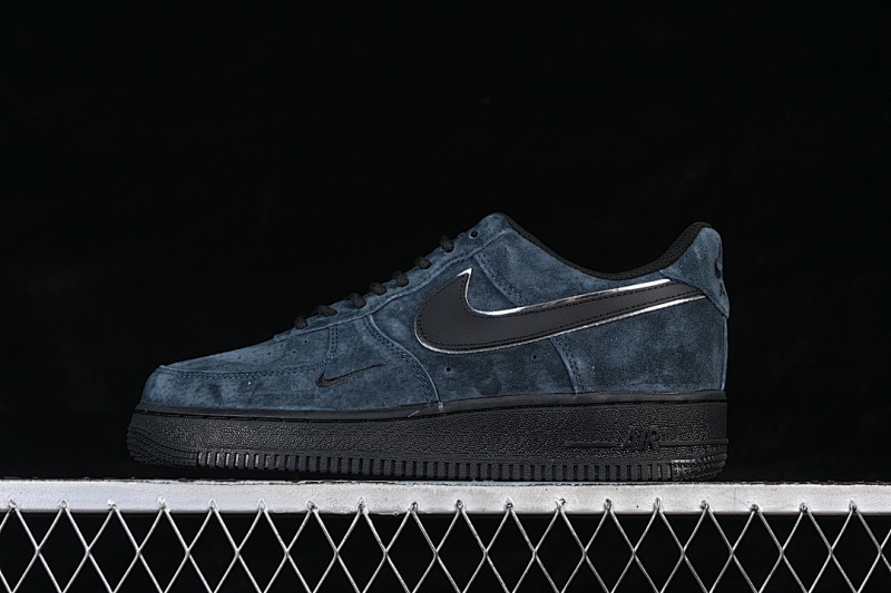 Nike Nike AIR FORCE 1 07 LOW CASUAL SNEAKERS NAVY BLUE/BLACK · ZH0316-157, photo 1