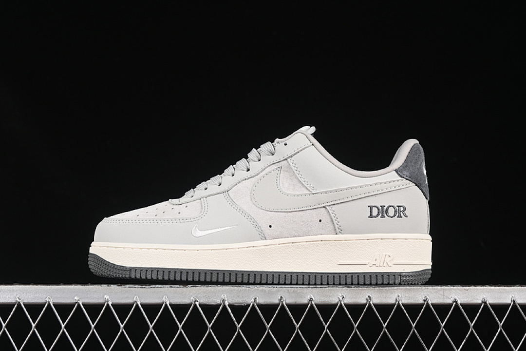 Nike [DF0188-041]-[AIR FORCE 1 07 LOW WHITE/GREY]-[WOMAN:36-39]-[MAN:40-45] - Image 2