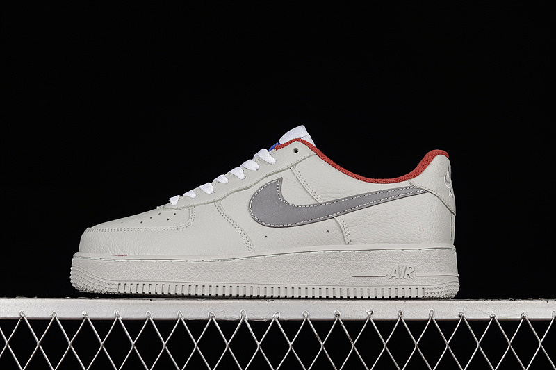 Nike Nike AIR FORCE 1 LOW 07 LV8 GS PARTICLE GREY/PARTICLE GREY/VOLT · DD3227-001, photo 1