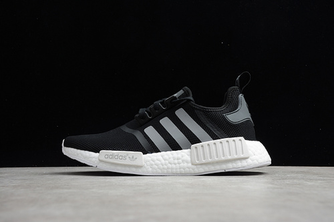 Unbranded [S31504]-[NMD R1 SHOES CORE BLACK/CLOUD WHITE/GREY]-[WOMAN:36-39]-[MAN:40-45], photo 1