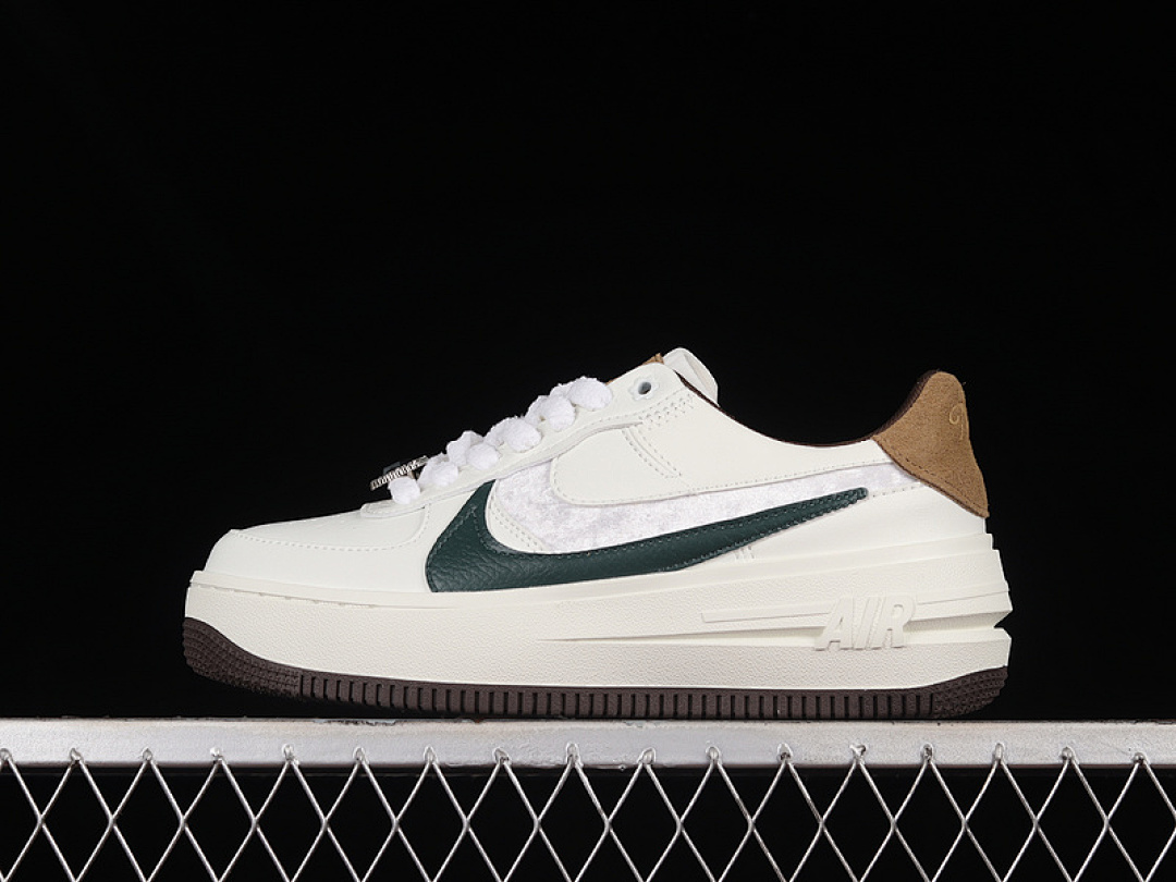 Nike [FB1856-131]-[AIR FORCE 1 PLT.AF.ORM SAIL/WHITE/PRO GREEN/DARK DRIFTWOOD BROWN/BAROQUE (BROWN]), photo 1