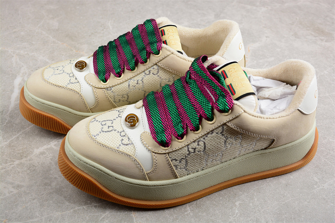 Gucci [GU*CCI SCREENER DIRTY SHOES BEIGE/RED/GREEN/BROWN]-[WOMAN:35-40] - Image 10