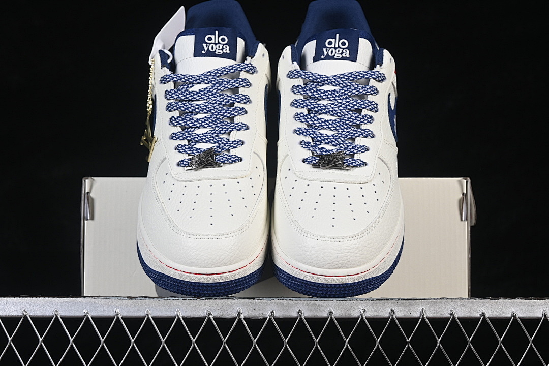 Nike [XY9025-011]-[AIR FORCE 1 07 LOW CASUAL SNEAKERS WHITE/BLUE/RED]-[WOMAN:36-39]-[MAN:40-45] - Image 13