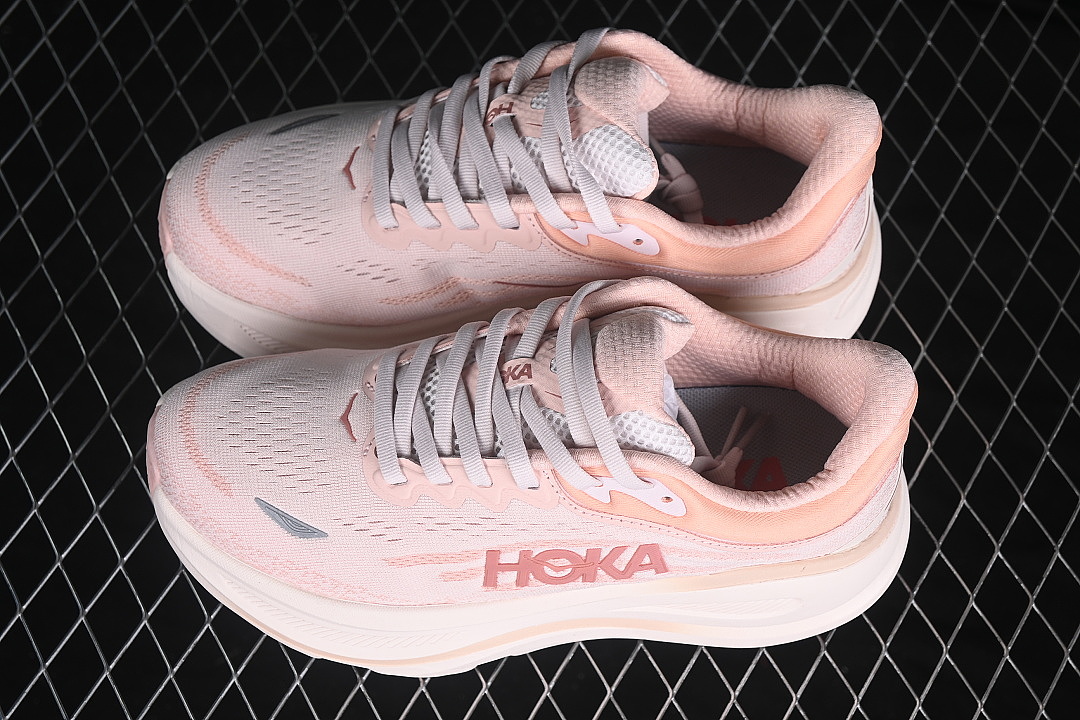 On Running [1162012-RLTT]-[HOKA ONE BONDI 9 ROSE LATTE/ROSE CREAM]-[WOMAN:36-39]-[MAN:40-41] - Image 11