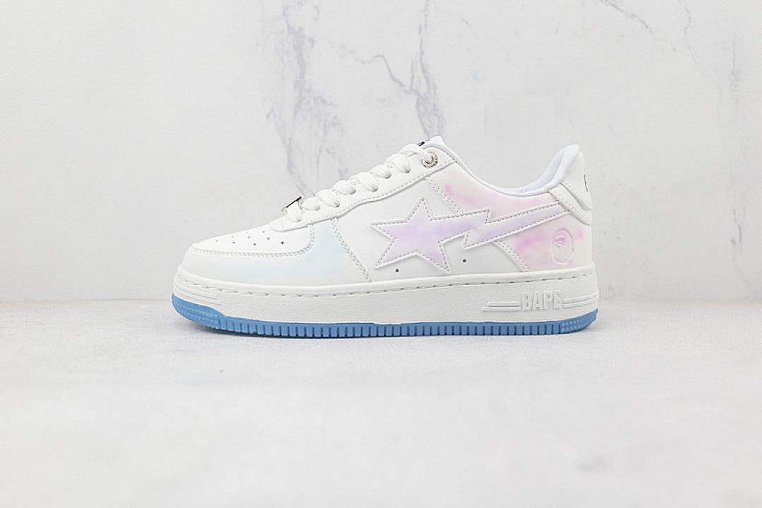 Bape Bape [HUMAN MADE STA SK8 TO NIGO WHITE/WHITE/BLUE]-[WOMAN:36-39]-[MAN:40-45], photo 1