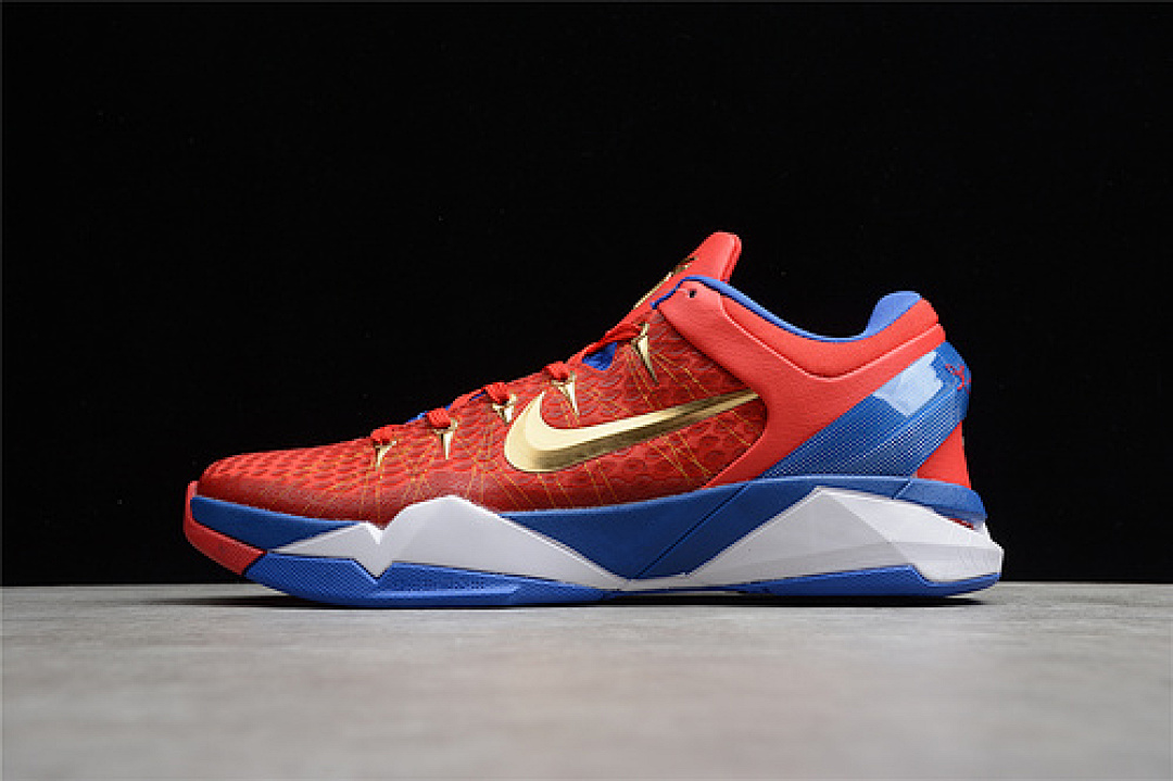 Nike Nike ZOOM KOBE 7 DARK BLUE/RED/GOLD-WHITE · 488371-406, photo 1