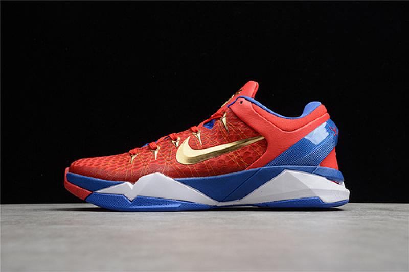 Nike Nike ZOOM KOBE 7 DARK BLUE/RED/GOLD-WHITE · 488371-406, photo 1