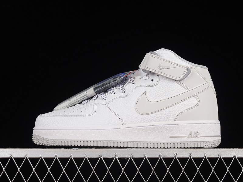 Nike Nike AIR FORCE 1 07 MID WHITE/GREY · MK0619-211, photo 1