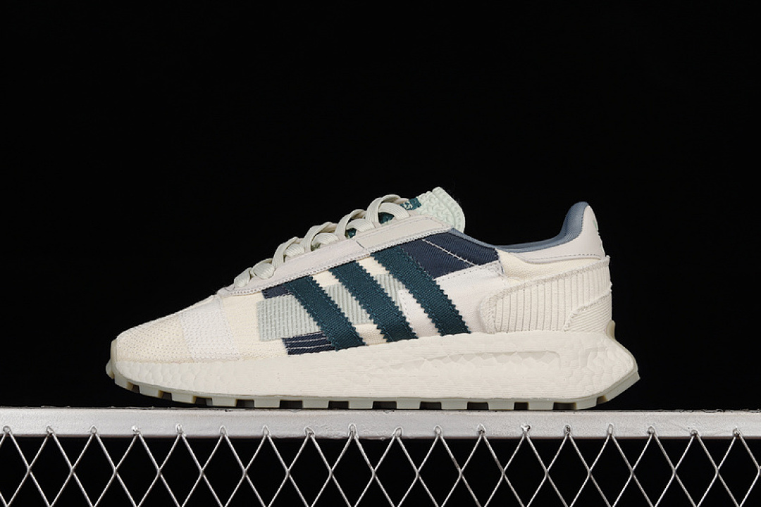 Unbranded [GX5448]-[RETROPY E5 SHOES CLOUD WHITE/CLOUD WHITE/NAVY]-[WOMAN:36-39]-[MAN:40-45], photo 1