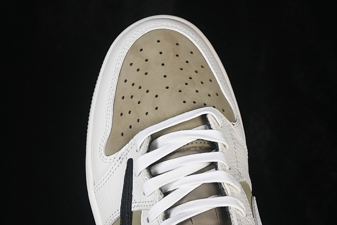 Jordan [FZ3124-200]-[JORDAN 1 RETRO LOW GOLF NEUTRAL OLIVE/BROWN-WHITE]-[WOMAN:36-39]-[MAN:40-48.5] - Image 10