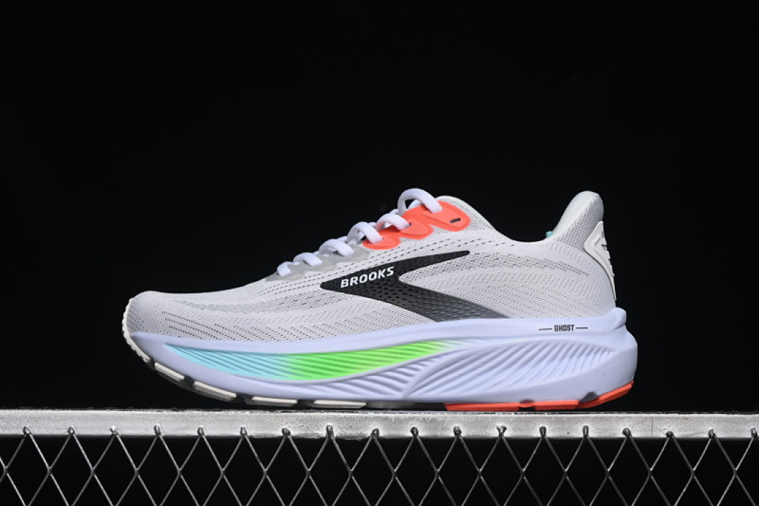 Unbranded [1104421D112]-[BROOKS GHOST 17 WHITE/GREY/BLACK]-[WOMAN:36-39]-[MAN:40-46], photo 1