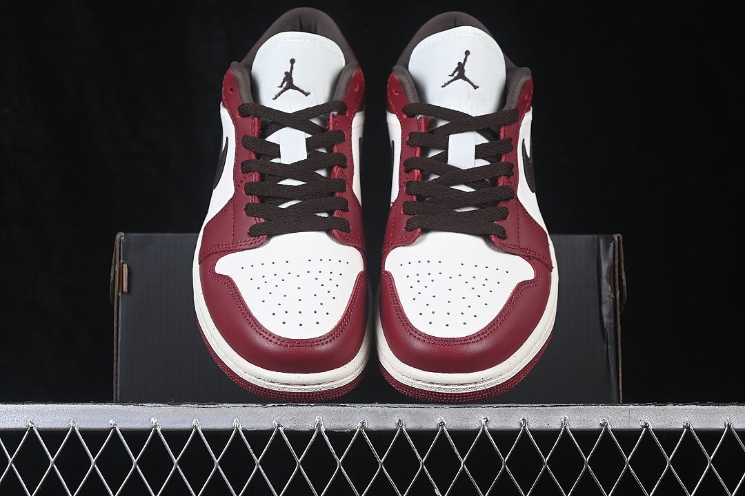 Unbranded [IX5004-121]-[AIR JORDAN 1 LOW AJ1 BASKETBALL SHOES WINE RED/CLARET RED]-[MAN:40-46] - Image 12