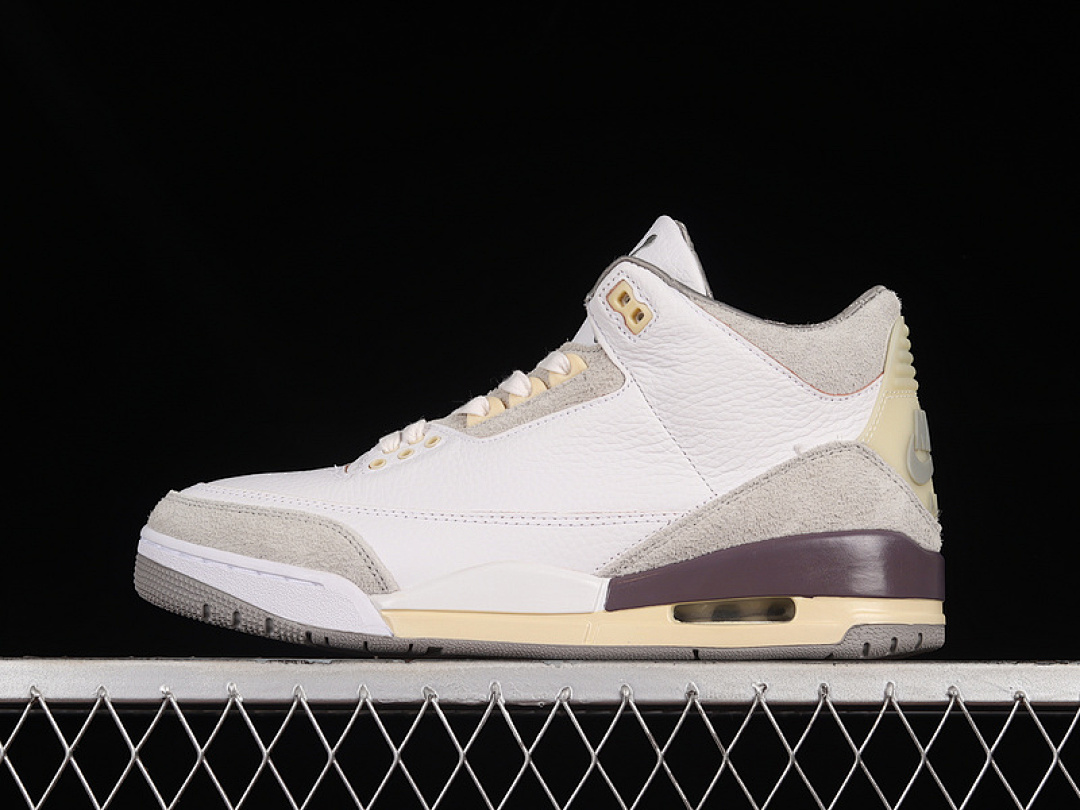Jordan [DH3434-110]-[A MA MANIÉRE X WMNS AIR JORDAN 3 RETRO SP WHITE/MEDIUM GREY/VIOLET ORE]-[40-46], photo 1