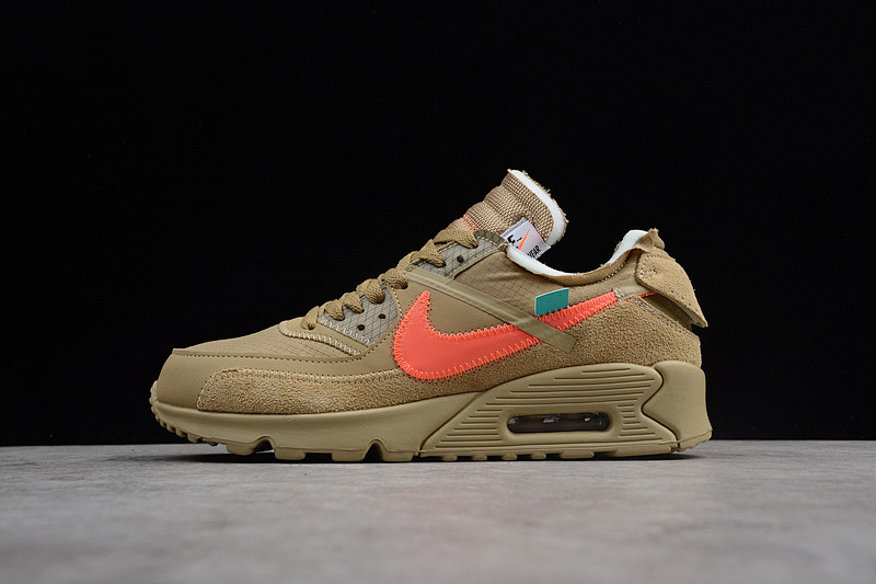 Off-White Nike AIR MAX 90 OFF-WHITE DESERT ORE/HYPER JADE-BRIGHT · AA7293-200, photo 1