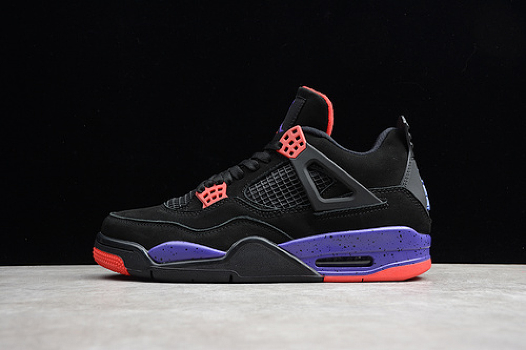 Jordan [AQ3816-065]-[GZ AIR JORDAN 4 RETRO NRG BLACK/COURT PURPLE-UNIVERSITY (RED]), photo 1
