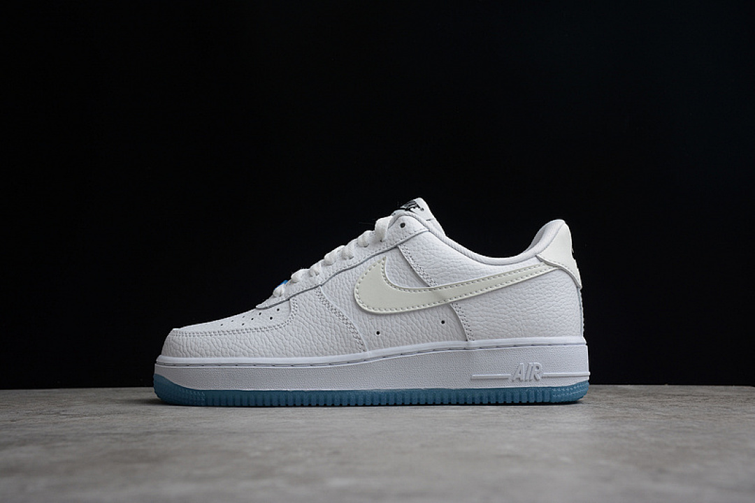 Nike [DA8301-101]-[AIR FORCE 1 LOW 07 LX UV REACTIVE SWOOSH WHITE/WHITE/UNIVERSITY (BLUE]), photo 1