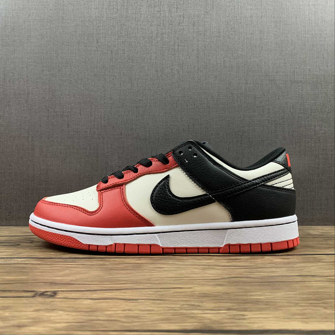 Unbranded [DD3363-100]-[NBA X SB DUNK LOW EMB 75TH ANNIVERSARY BULLS SAIL/BLACK/CHILE (RED]), photo 1