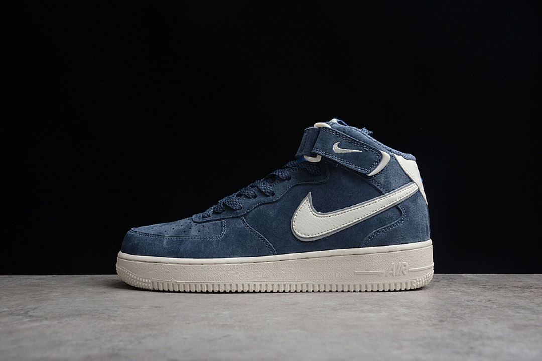 Nike [AA1118-007]-[AIR FORCE 1 MID 07 SUEDE NAVY BLUE/NAVY BLUE/WHITE]-[WOMAN:36-39]-[MAN:40-45], photo 1
