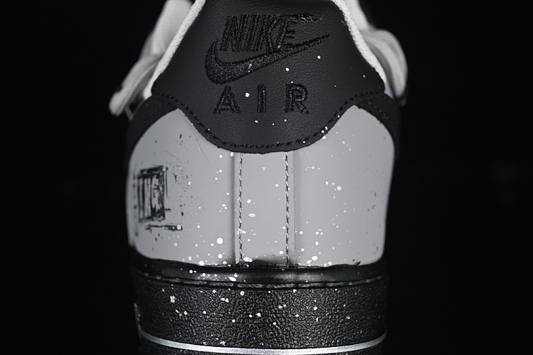 Nike [XV7981-476]-[AIR FORCE 1 07 LOW WHITE/GREY/BLACK]-[WOMAN:36-39]-[MAN:40-45] - Image 7