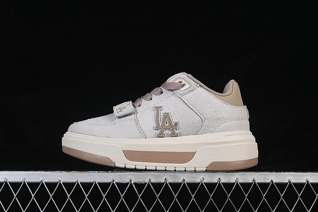MLB MLB CHUNKY LINER MID HAIRY WHITE/BROWN · 3ASXH015N07GRS, photo 1