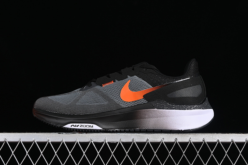 AIR ZOOM STRUCTURE 25 2024 SMOKE GREY/BLACK/DARK GREY/SAFETY ORANGE · FQ8724-084, photo 1