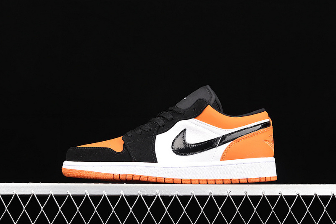 Jordan [553558-128]-[AIR JORDAN 1 LOW SHATTERED BACKBOARD STARFISH/BLACK-SAIL]-[UNSIEX;36-46], photo 1