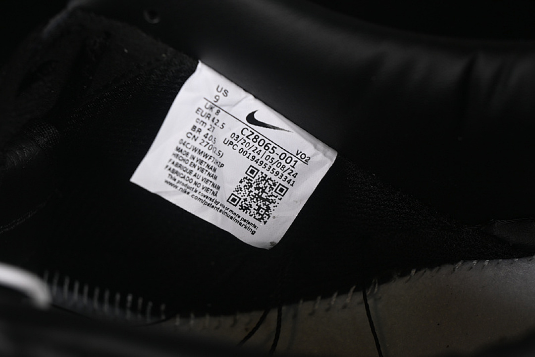 Nike [CZ8065-001]-[AIR FORCE 1 07 LOW BLACK]-[WOMAN:36-39]-[MAN:40-45] - Image 5