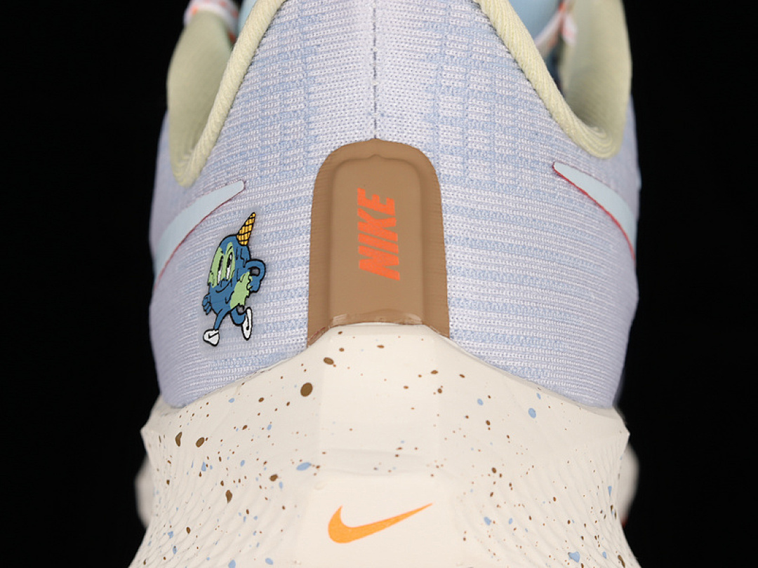 Nike [DX6047-181]-[AIR ZOOM PEGASUS 39 WHITE/ICE BLUE-ORANGE]-[WOMAN:36-40] - Image 6