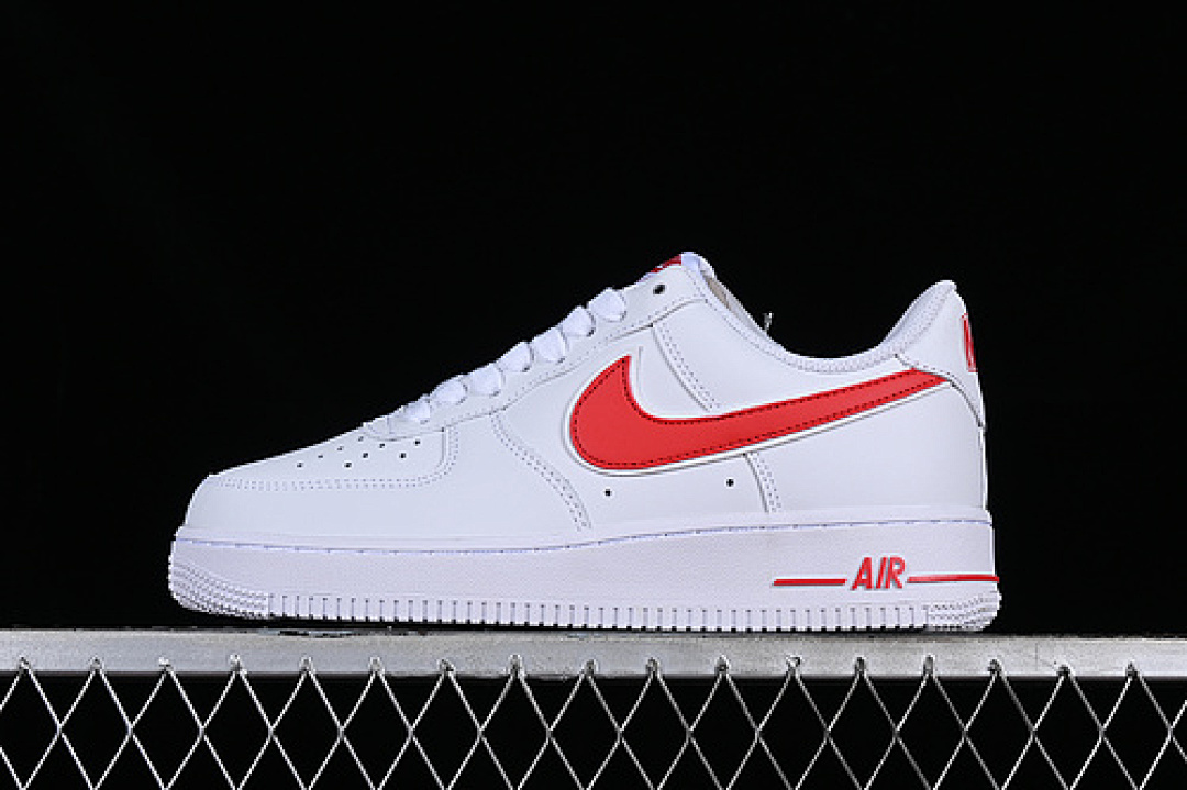 Nike [AO2423-102]-[AIR FORCE 1 07 LOW WHITE/RED]-[WOMAN:36-39]-[MAN:40-45], photo 1
