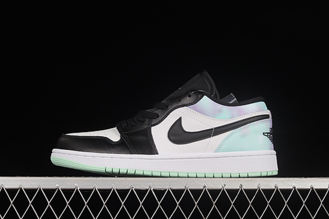 Jordan [DM1199-100]-[AIR JORDAN 1 LOW MINT GREEN/WHITE/BLACK]-[WOMAN:36-39]-[MAN:40-46], photo 1