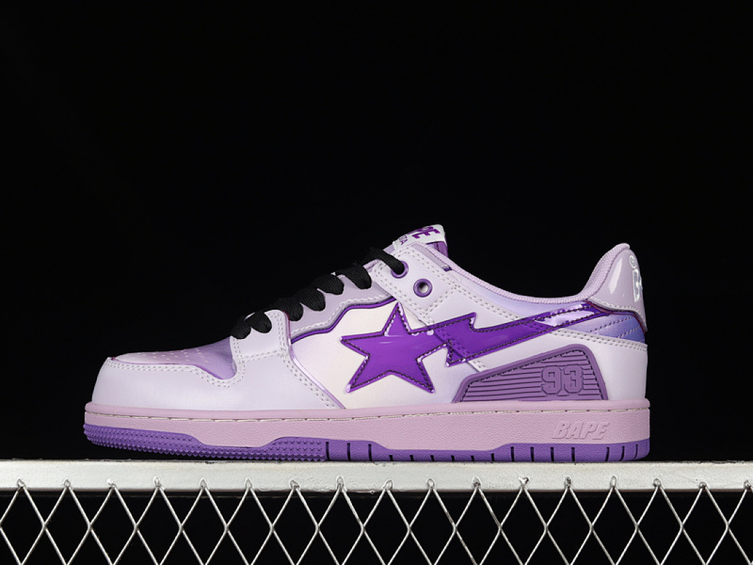 Bape Bape [HUMAN MADE STA SK8 TO NIGO PURPLE/LIGHT PURPLE/BLACK]-[WOMAN:36-39]-[MAN:40-45], photo 1
