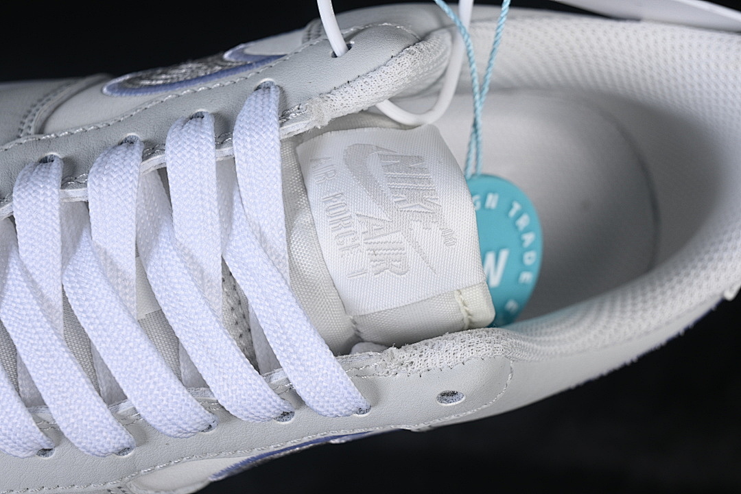Nike [IB6842-100]-[AIR FORCE 1 07 LOW LOW-TOP CASUAL SNEAKERS WHITE/GREY]-[WOMAN:36-39]-[MAN:40-45] - Image 9