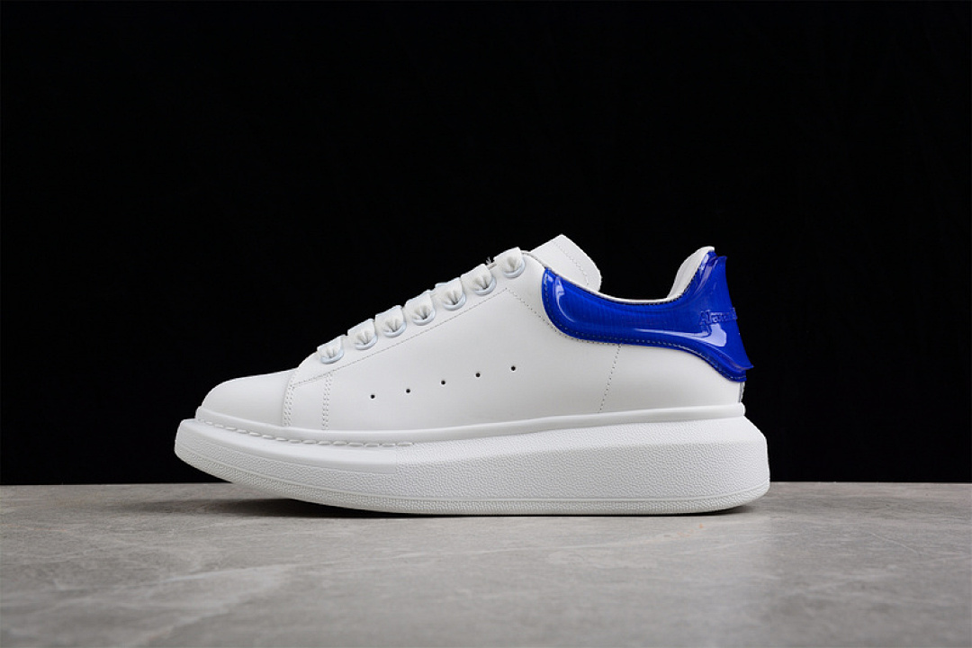 Alexander McQueen Alexander McQueen [ SNEAKERS WHITE/WHITE/DARK BLUE]-[WOMAN:35-39]-[MAN:40-45], photo 1