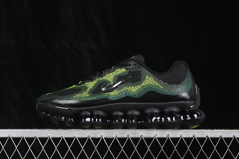 AIR LIQUID MAX AIR CUSHION SHOES BLACK/GREEN · IQ7634-001, photo 1