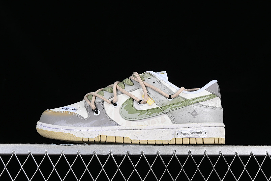 Nike DUNK LOW SB GREY/WHITE/GREEN · DV0833-100, photo 1