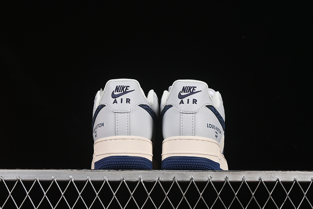 Nike [JJ2508-701]-[AIR FORCE 1 07 LOW LV WHITE/GREY/BLUE]-[WOMAN:36-39]-[MAN:40-45] - Image 14